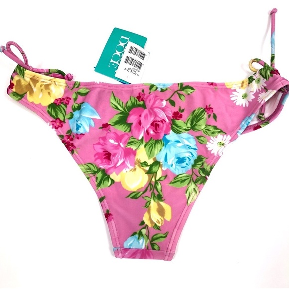 Agua Doce Brazilian bikini bottoms Floral large - Picture 4 of 7